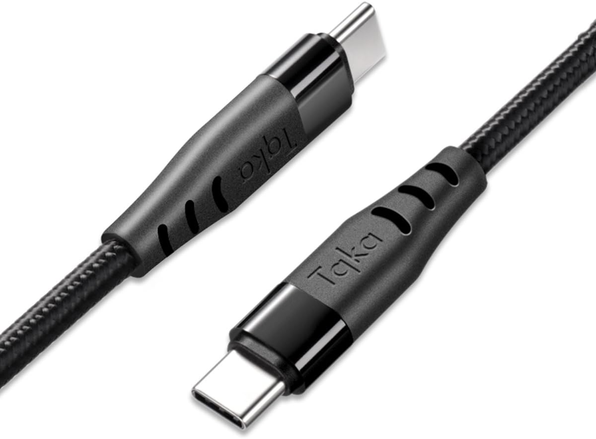 Tqka USB Type C Cable, USB-C to USB-C 3.0 Fast Charging Cable(3FT),For new MacBook,Google Pixel 2 XL, Nexus 6P,Samsung Galaxy S9, S8 Plus, Note 8, Nintendo Switch,Huawei Matebook and more-Black