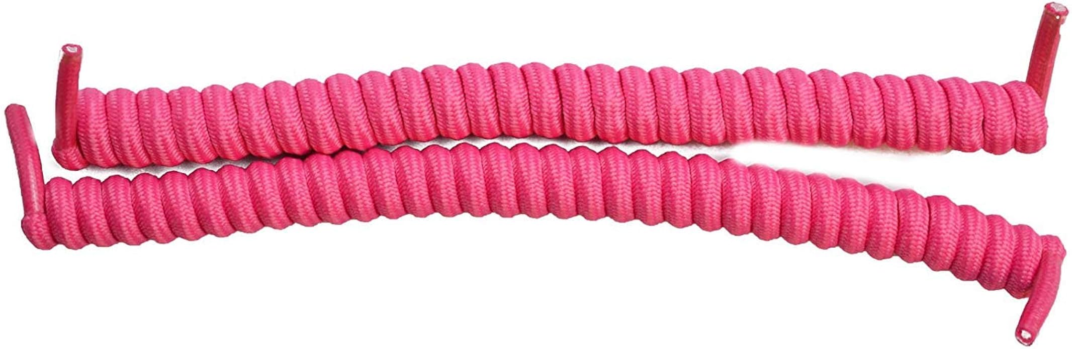 Vizi Coil Self Tying Spring Laces Shoe/Boot Laces (Fuchsia) Amazon.co