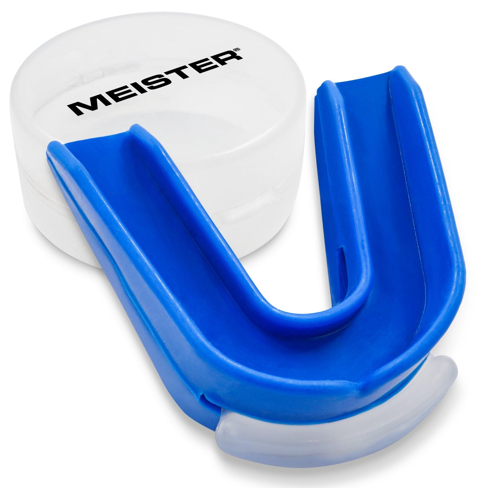 Meister MMA Moldable Double Mouth Guard w/Case - Blue