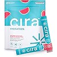 Cira Hydration Stick Packs - Electrolyte Powder & Drink Mix for On-The-Go Dehydration Relief & Recovery - Watermelon Sugar, 20 Servings