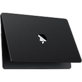 Macaset [Official Black] for MacBook Pro 14 inch Case M5 M4 M3 M2 M1 Pro/Max 2025-2021 [100% Color Match] [Corner Protection] Hard Shell Laptop Cover - Space Black Clear