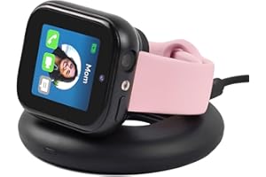 sylacor Charging Stand Compatible with SyncUP Kids Watch 2, Portable & Foldable Magnetic Charger with 3.3 Feet Charging Cord for T-Mobile Sync UP Kids Watch 2 (Not for Sync UP Watch 1) (New Black)