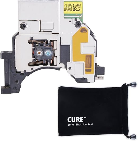 Amazon Cure Ps3 ブルーレイ レーザーレンズ Kes 850a 交換 互換 部品 Cureスエードミニポーチ付き 周辺機器 アクセサリ