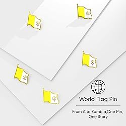 Vatican City (Holy See) Flag Lapel Pin - Enamel