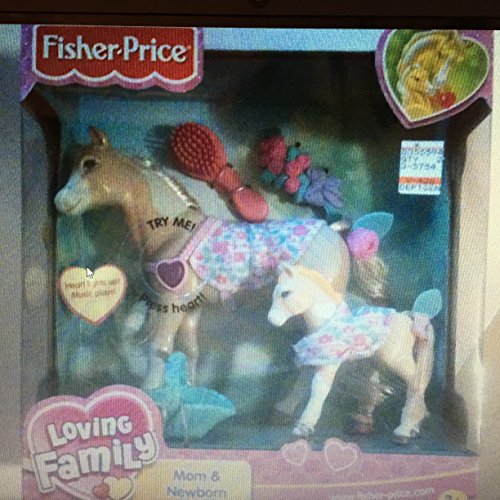 Fisher Price Loving Family Dollhouse Mom & Newborn Horses