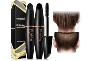 BestLand 2 Pcs Hair Finishing Stick, Hair Mascara Flyaway Hair Tamer Stick, Refreshing Not Greasy Feel Shaping Gel, Wax Fixer for Bangs, Edges, Frizz and Baby Hairs Control, Slick Back Hair Product