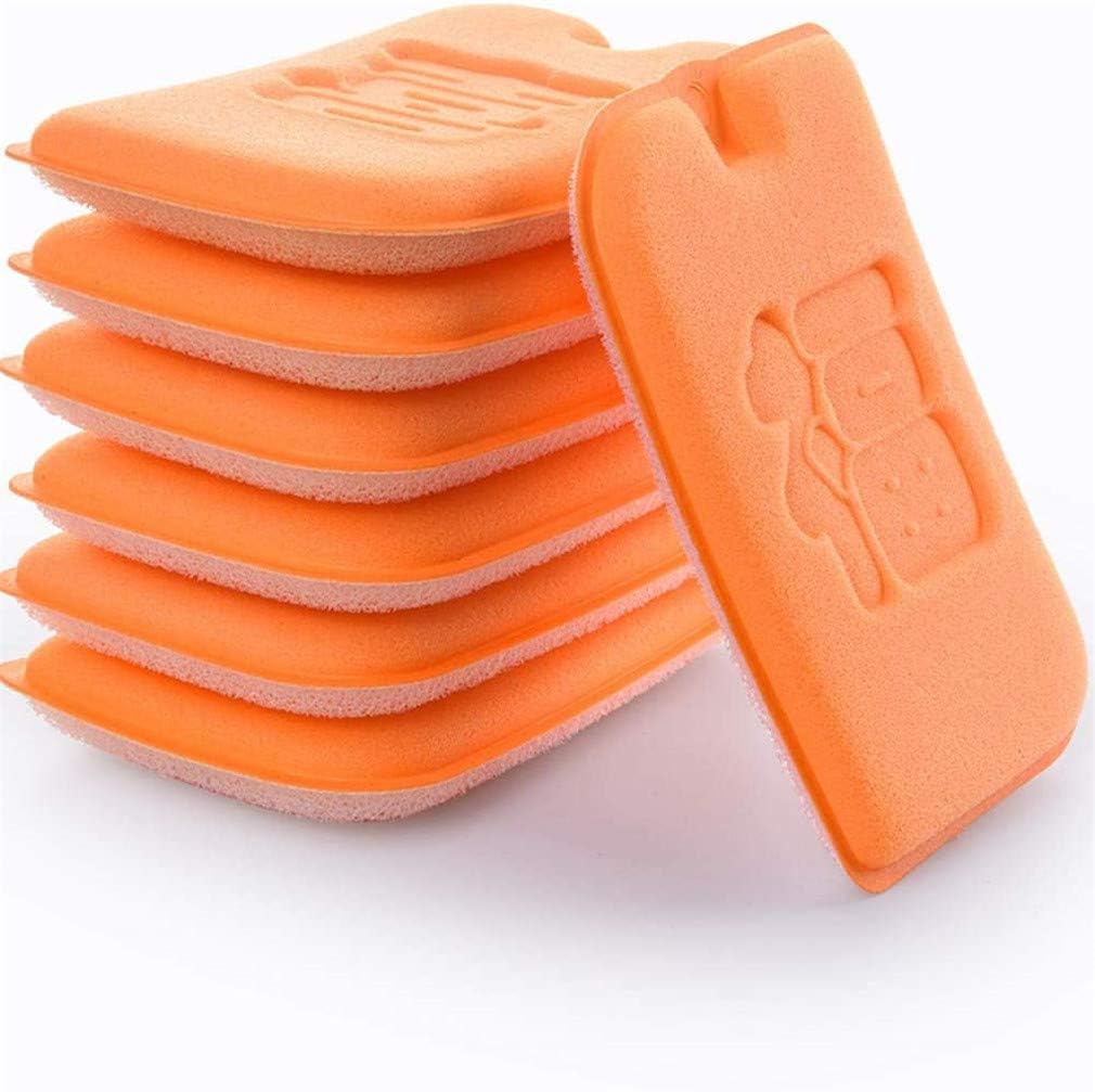 FGH Cleaning Sponge, Thickening Brush Bowl Sponge,Hundred Clean Cloth Dish Cloth Brush Bowl Artifact Cleaning Cloth Towel Sponge Household Kitchen Wipe Cleaning Brush(6 Pieces)