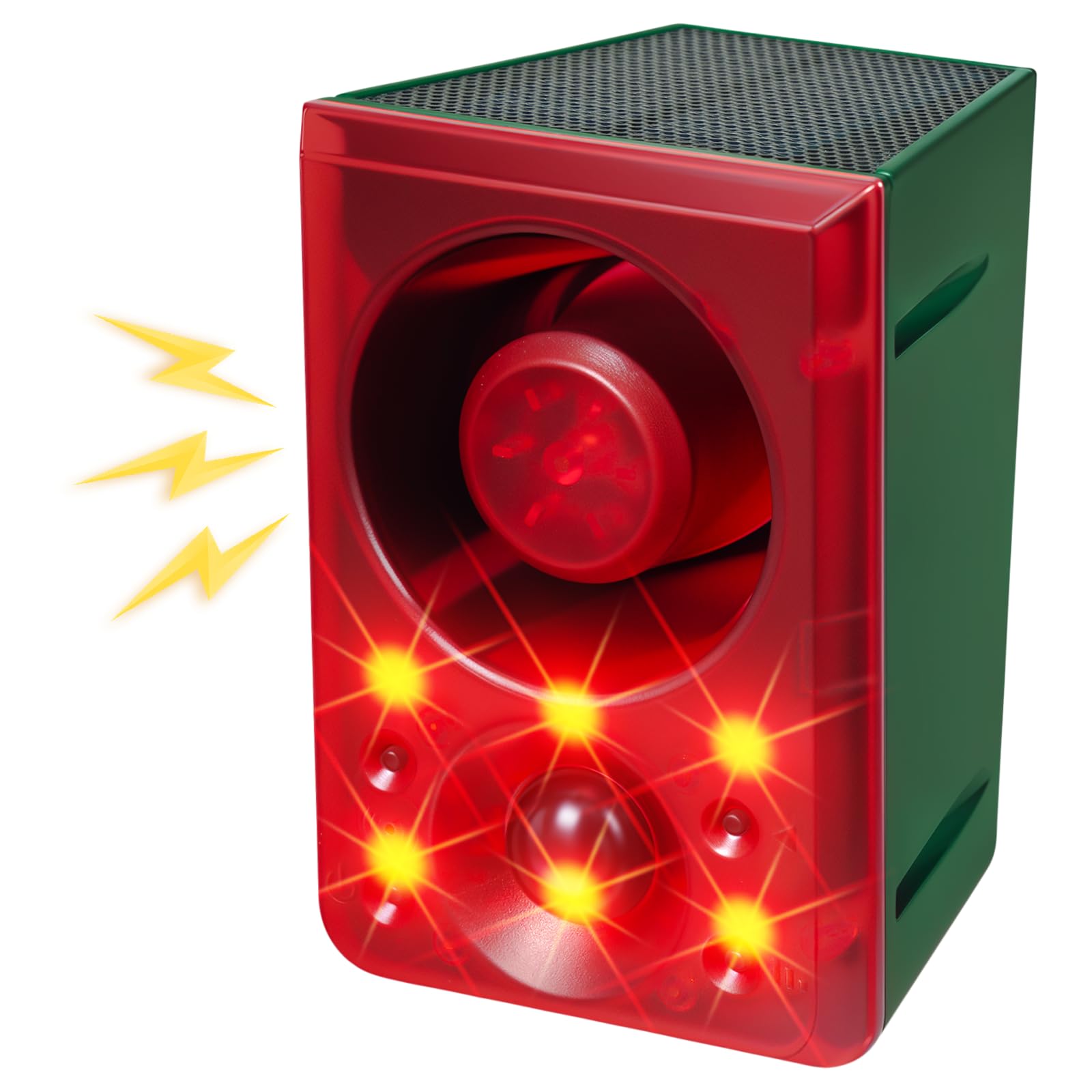 Solar Outdoor Motion Sensor Alarm with Dog Barking