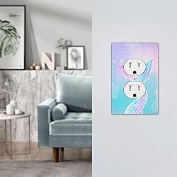 ShinyLuck Mermaid 1 Gang Electrical Duplex Outlet