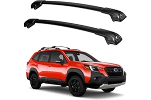 Soruci Roof Rack Cross Bars Compatible with Subaru Forester 2014-2026 (Not for Wilderness) Lockable 300lbs Aluminum Roof Rails Crossbar with Lock for Rooftop Cargo Bars Luggage Rack Bike Snowboard