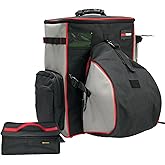 MELOTOUGH Welding Tool Backpack for Tools and Helmet Extreme Gear Pack with Helmet Catch Including Lunch Box