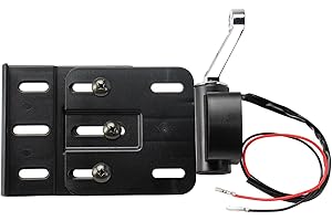 GIDIBII Motorcycle License Plate Holder,Side Mount License Plate License Plate Bracket with LED Light Compatible with Harley Sportster XL883 XL883L XL1200 XL1200X 2004-Later (Chrome)