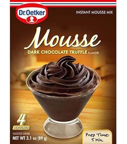 Amazon.com : Dr. Oetker Milk Chocolate Mousse Mix, 3.1-Ounce (Pack