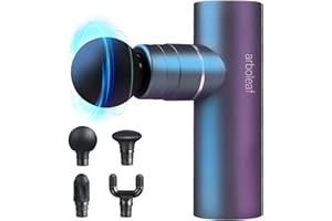 arboleaf Massage Gun Deep Tissue, Full-Metal Electric Portable Hand Held Massager Gun for Back, Body Sore Muscles, Pain Relief, Gifts, Office, Home, Athletes