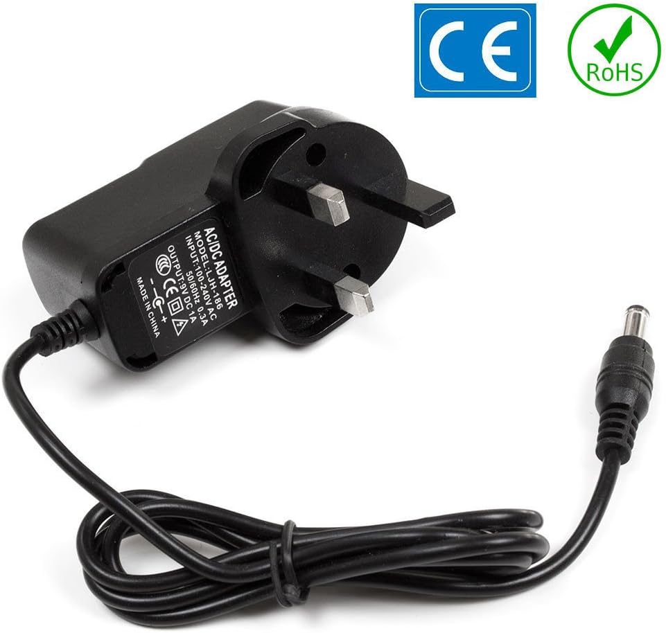Boss RC-30 Loop Pedal Station Power Supply PSU Replacement Adapter UK 9V DC 1A