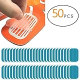 PAMASE 50 Pcs/25 Packs Abs Stimulator Training Replacement Gel Sheet Pads for Abdominal Muscle Trainer, Accessory for Ab Workout Toning Belt