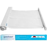 LAUNDRANET Retractable Clothes Drying Rack - Flat Hanging Mesh Drying for Delicate Clothes and Sweaters &ndash; Eliminate Bumps and Stretching from Hangers and Lines - 24" Wide and Opens Up to 72" - 1 Pack