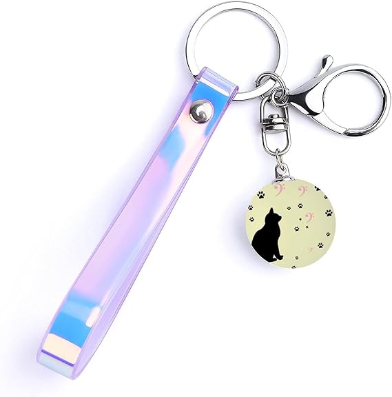 Amazon Co Jp レーザーリボン キーチェーン 猫柄 足 キーホルダー キーホルダーヒモ 車 バイク 自転車 鍵 レザーストラップ おしゃれ キー ストラップ 男女兼用 贈り物 ギフト用 飾り アクセサリー プレゼント 服 ファッション小物