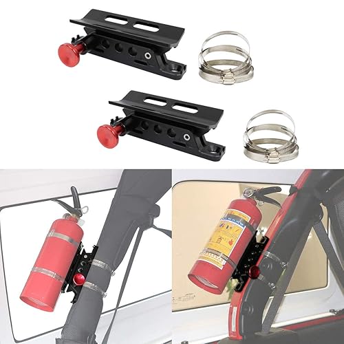 MFC 1Pair Adjustable Roll Bar Fire Extinguisher Mount Bottle