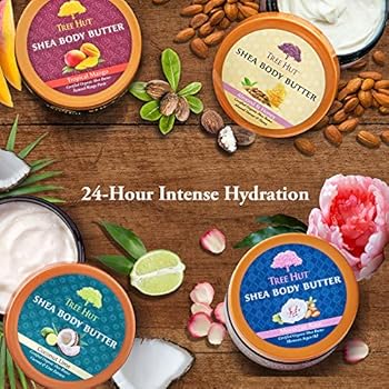 tree hut 24 hour intense hydrating shea body butter moroccan rose