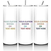 Custom Tumblers with Image or Logo, Personalized Photo Tumbler, Make Your Own tumbler, Custom Cups For Events, Custom Tumblers For Wedding (20oz)