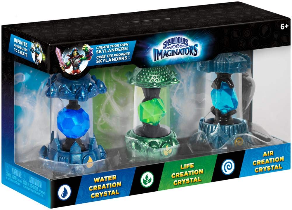 Skylanders Imaginators - Crystal 3 Pack - Water, Air and Life (Xbox One/PS4/PS3/Xbox 360/Nintendo Wii U): Toys & Games