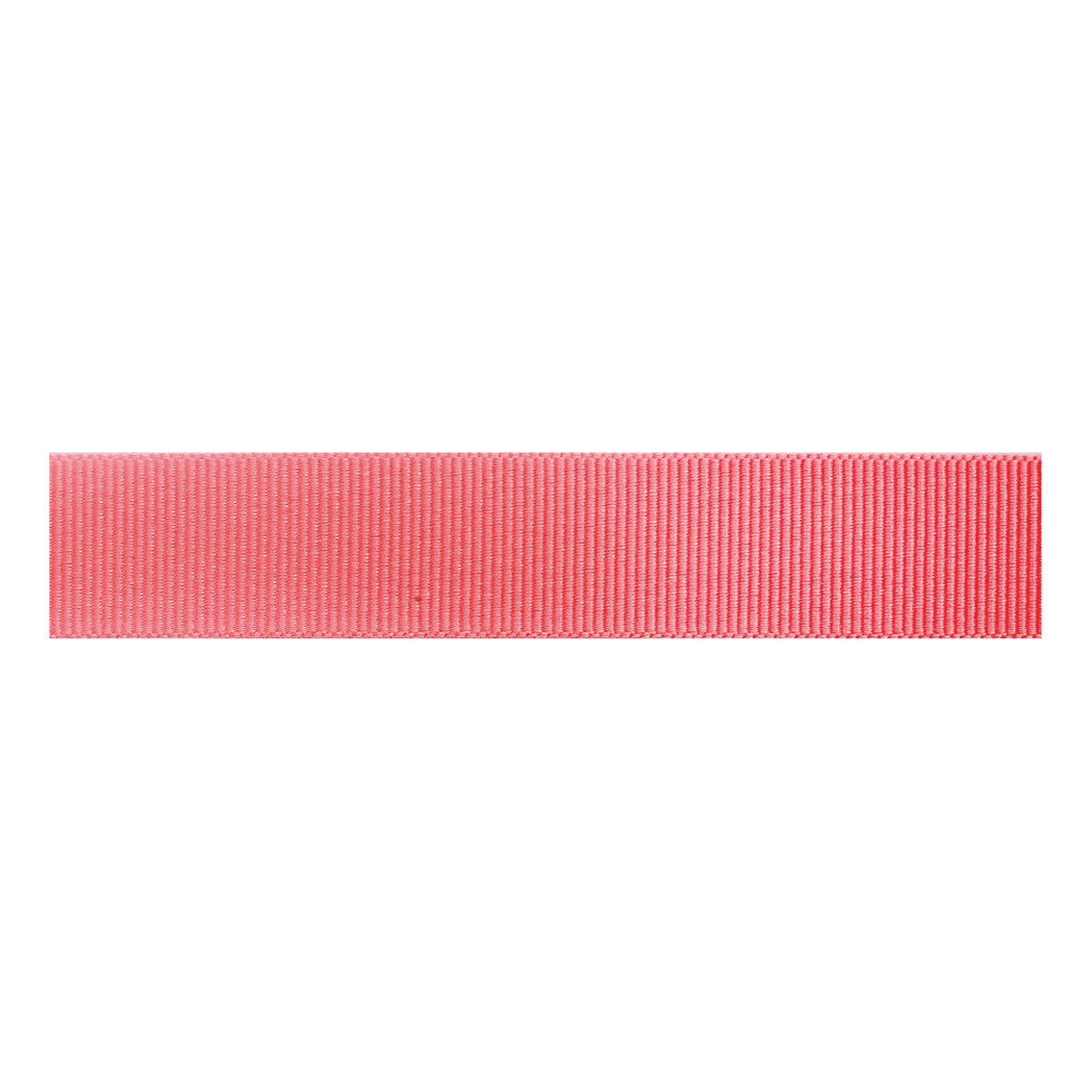 Berisfords Grosgrain Ribbon, Coral, 16 mm