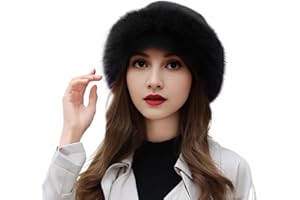 YEKEYI Women's Faux Fur Warm Hat Fashion Hat for Winter Faux Mink Hat Versatile New Winter Beret Bucket hat