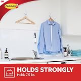 Command 17019-ES White Clothes Hanger Hook 3.4kg Damage Free Hanging 1 Pack view 3
