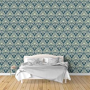 Wall Murals for Bedroom Beautiful Chinese Traditional Pattern Removable Wallpaper Peel and Stick Wall Stickers - 66x96 inches