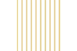 YIEMI Brass Rods，5/32" Dia 12" Length Brass Solid Round Rod for DIY、Craft、Hardware（10 pcs）