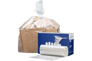 Plasticplace 20-30 Gallon Extra Clear Recycling Bags 0.9 Mil, 30" W x 36" H, Clear, 200 / Case