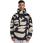 GSOU SNOW Men Snowboard Jacket Ski Coat Snow Pullover Hooded Winter Outdoor Sports Waterproof Windproof