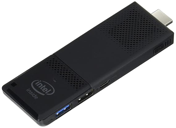 Intel BOXSTK1AW32SC Compute Stick Desktop PC (Intel Atom, GB Festplatte, 2GB RAM, Win 10 Home) schwarz