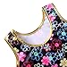 HOZIY Gymnastics Leotards with Shorts for Girls Kids Leo 7/8 Size 7-8 years old Floral Print Biketard Flower Unitards Leo Tumbling Outfits leotardo de gimnasia para niñas