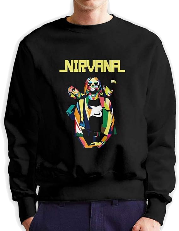 Amazon Co Jp ニルヴァーナ Nirvana スウェット インナーシャツ Uネック パーカー カットソー アウトドア ファッション デザイン 春秋冬 メンズ トップス 服 ファッション小物