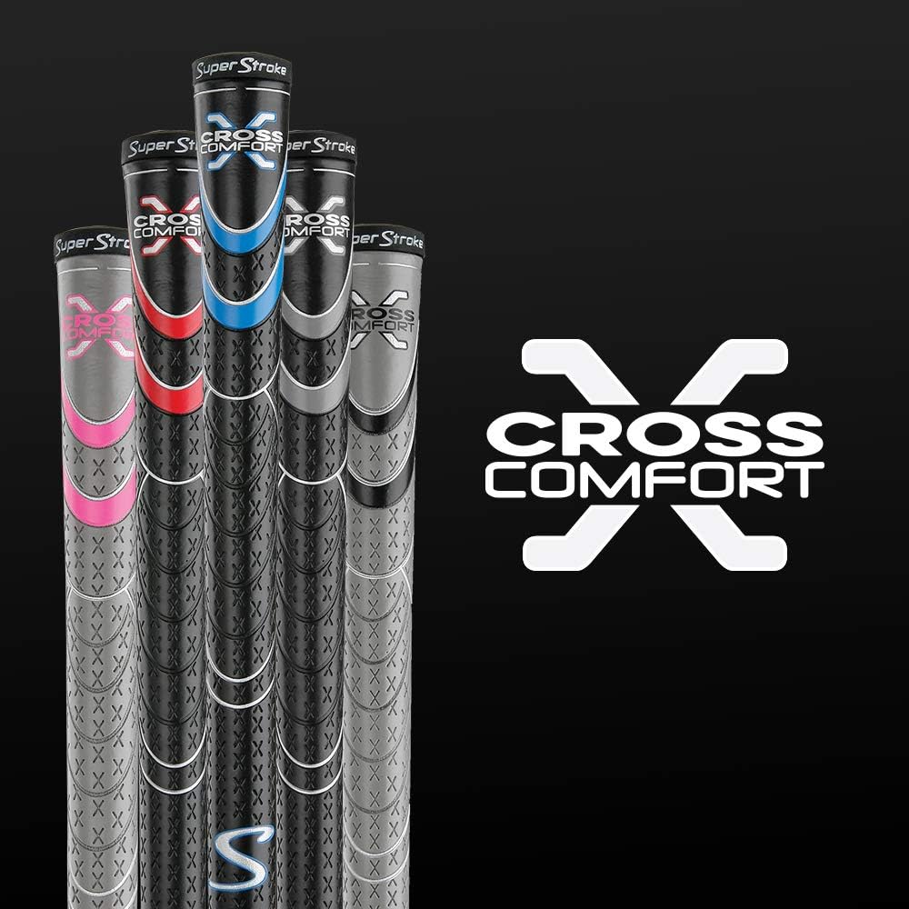 Super Stroke Unisex Adult Cross Comfort Golf Iron Grip - Black/Red, One Size, Black / Red - Image 4