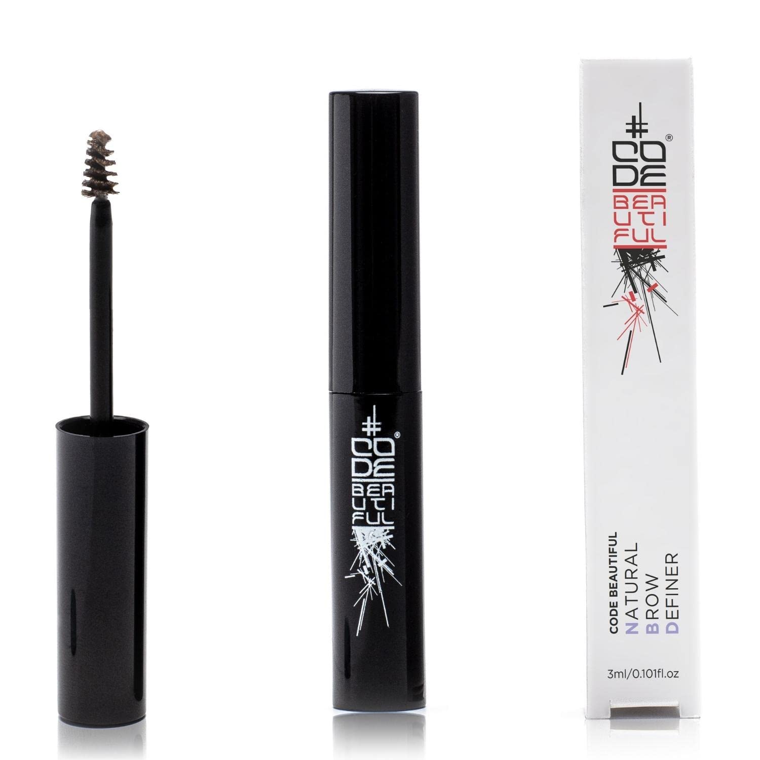 NBD Natural Brow Definer - Bronze Eyebrow Gel for Naturally Defined Eyebrows | Brow Tint & Mascara (3ml)