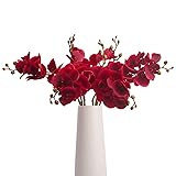 BOMAROLAN Artificial Flowers Faux Butterfly Orchid