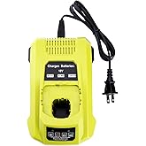 P117 18 Volt Dual Chemistry IntelliPort Charger Compatible with Ryobi One+ Lithium Ion and NiCad Battery