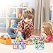 LURICO 72 Pcs Magnetic Building Blocks, Magnetic Tiles Sets Educational Stacking Construction Building Toys Set for Kids Toddlers Boys Girls with Storage Bag