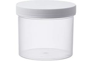 Consolidated Plastics Wide-Mouth Jar with Cap, 32 oz, Natural, 40 Piece
