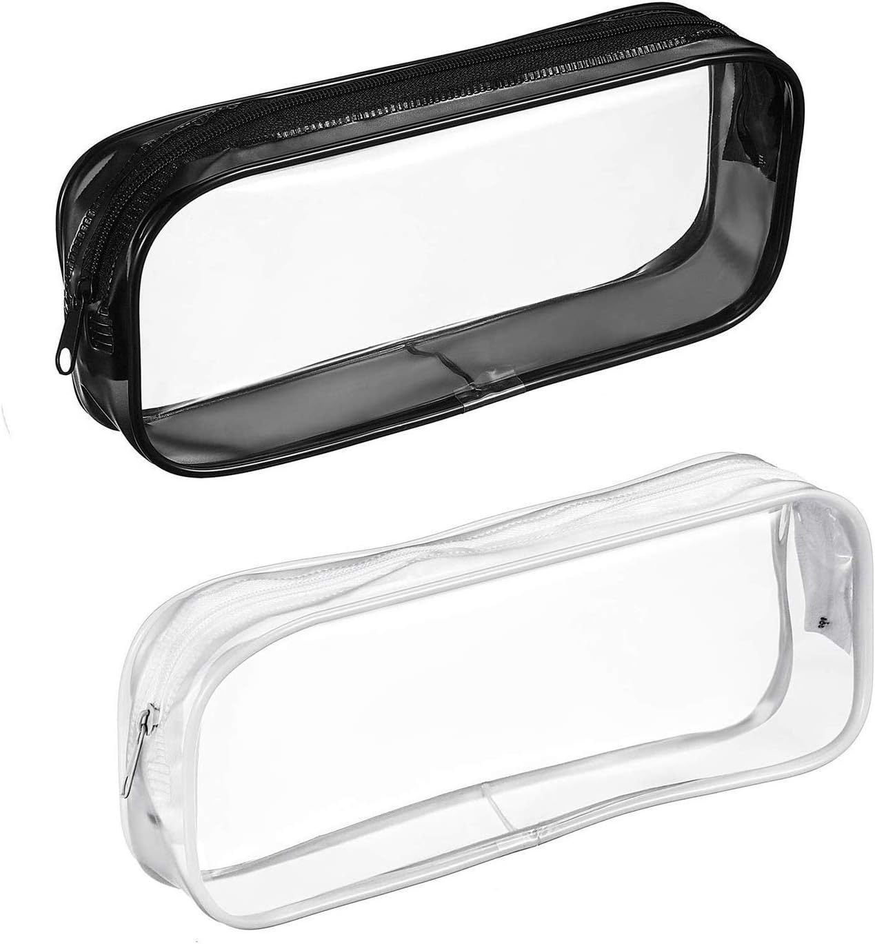 Cosmos Clear Portable Tool Pouch Pencil Case Bag Storage Holder with Zipper, Clear Travel Toiletry Bag