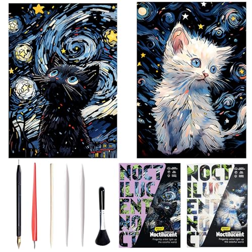 A3-glow in the Dark Cats