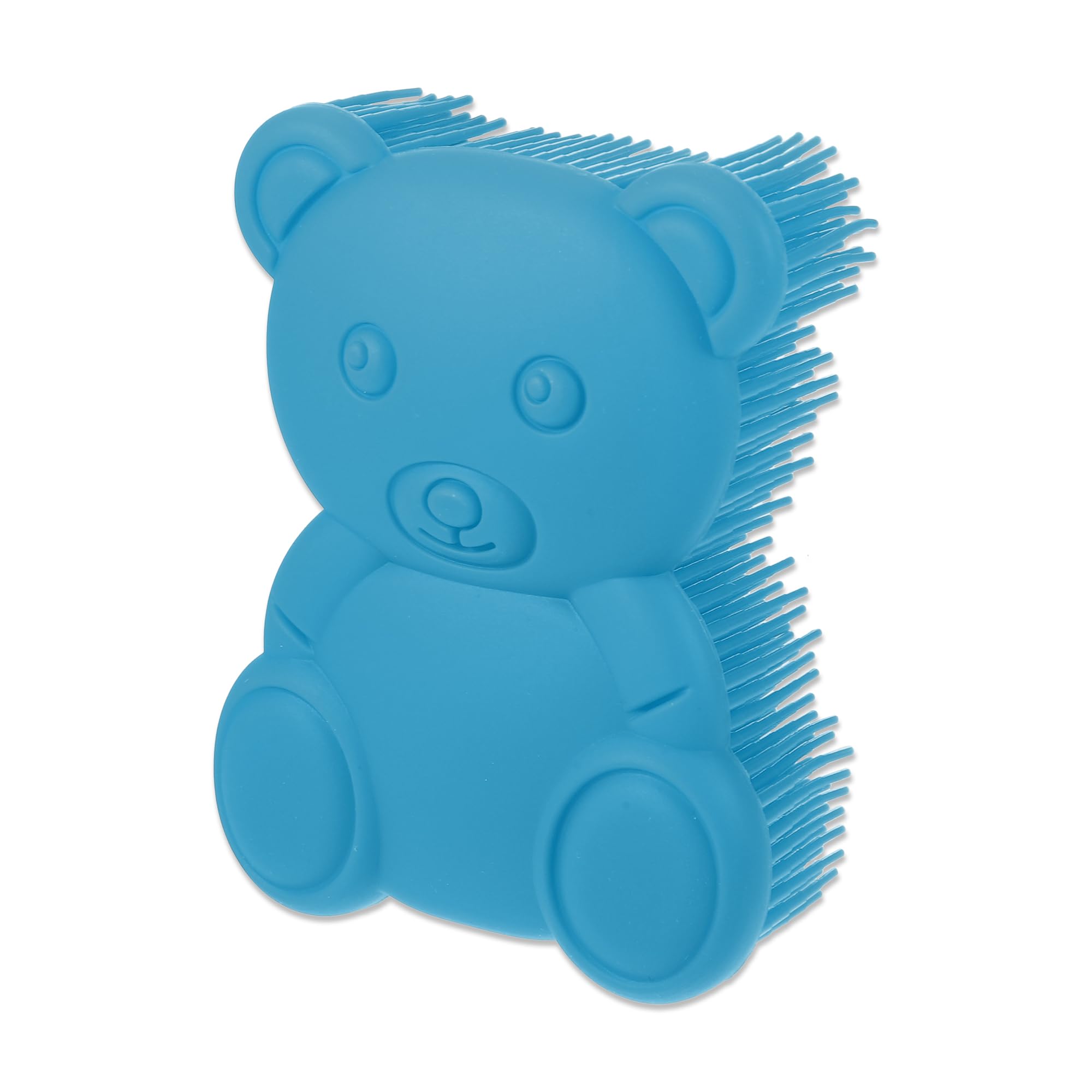 VOCOSTE Soft Silicone Body Scrubber, Sensory Brushes, Bath Brush, Lake Blue