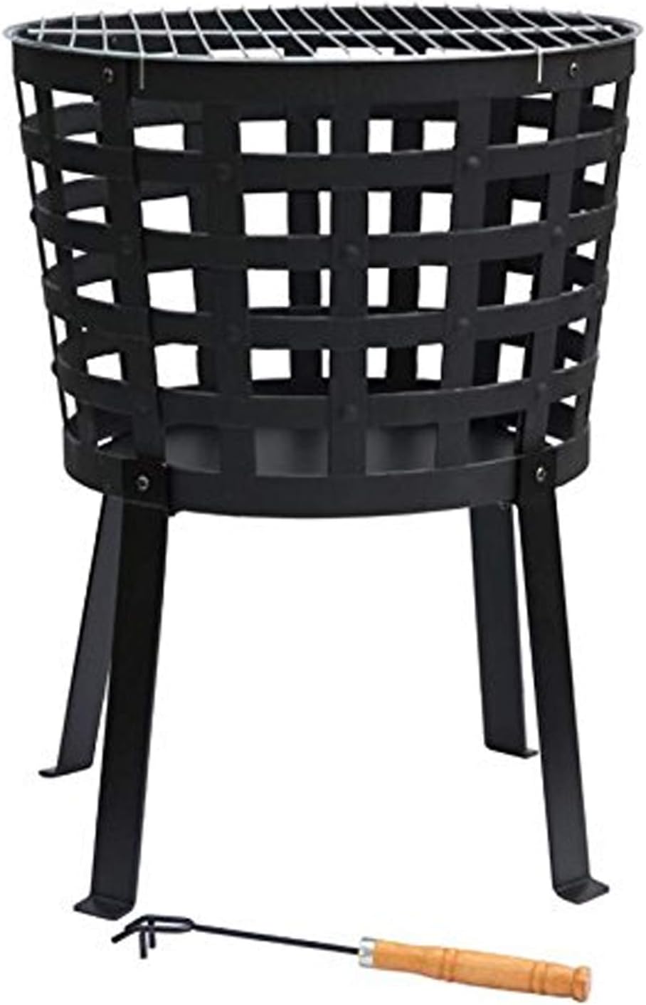 Gardeco ARAGON Fire Basket - Black