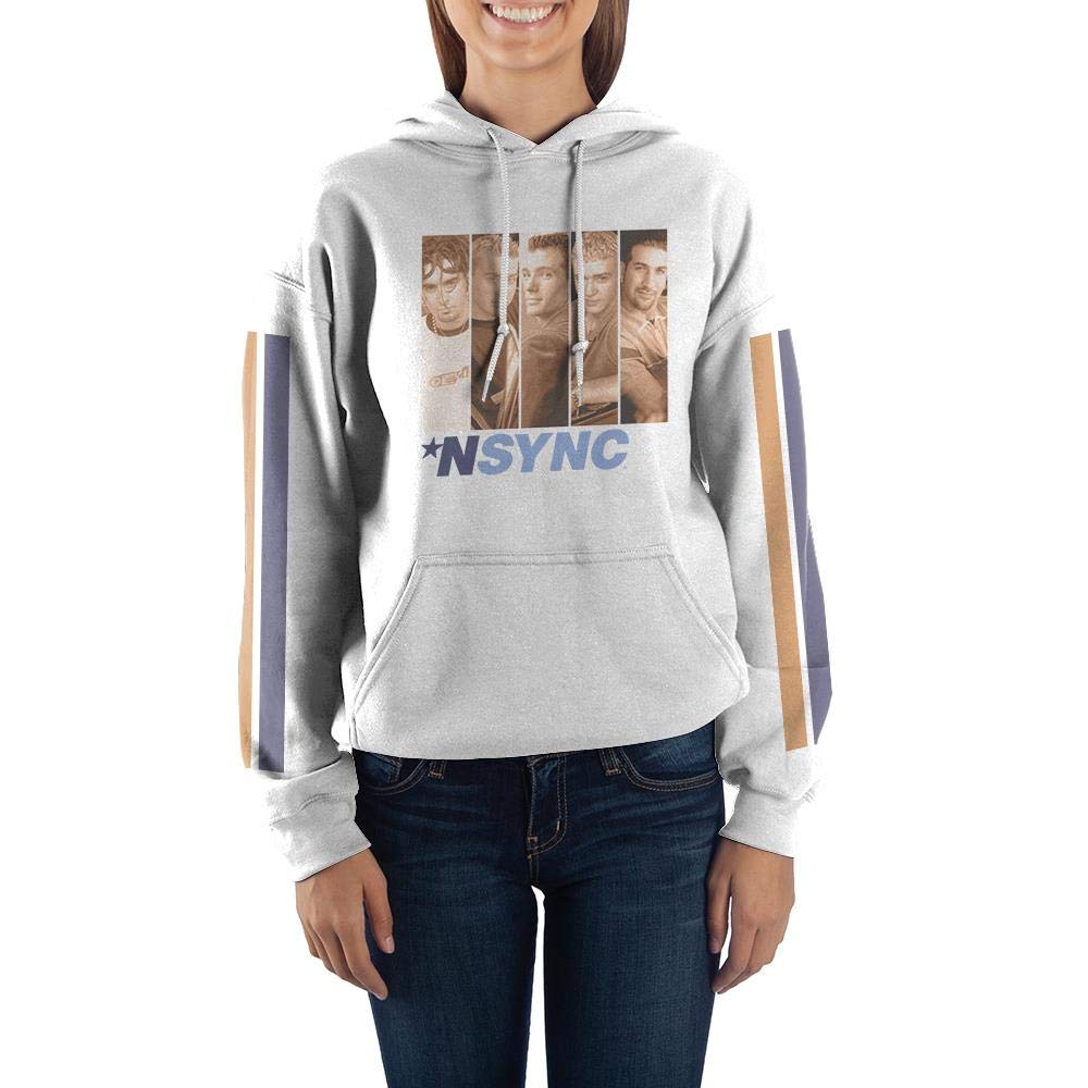 NSYNC Fleece Hoodie White Sweatshirt