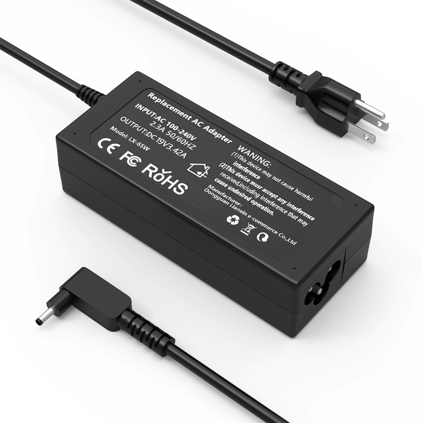 Photo 1 of Nivjuky 65W 45W Charger Compatible with Acer Aspire 1 3 5 A315-23 A315-24P A315-35 A314-23P A317-53 A515-44 A515-45 A515-46 A515-54 A515-55 A515-56 A115-32 Laptop AC Adapter Power Cord