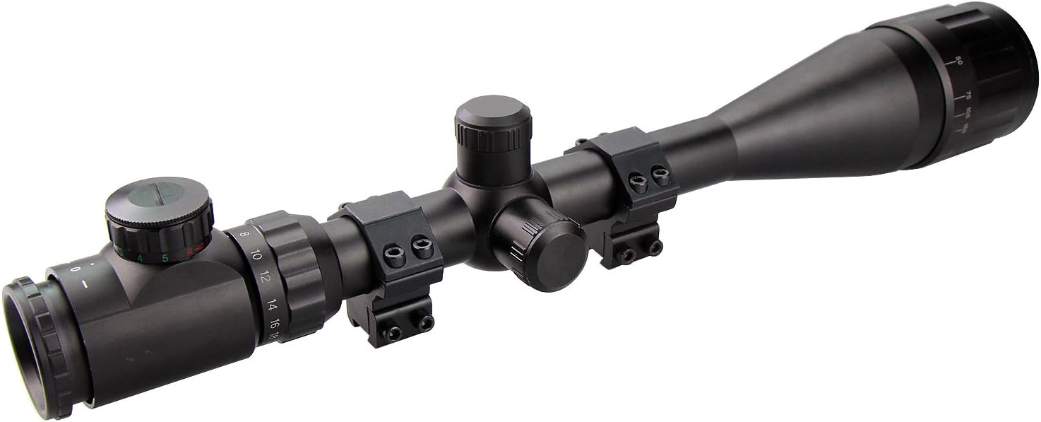 Modkin 1'' Dovetail Scope Rings, Medium Profile Scope Mounts for 11mm Dovetail Rails - 2 Pieces (One has Stop pin) : Sports & Outdoors