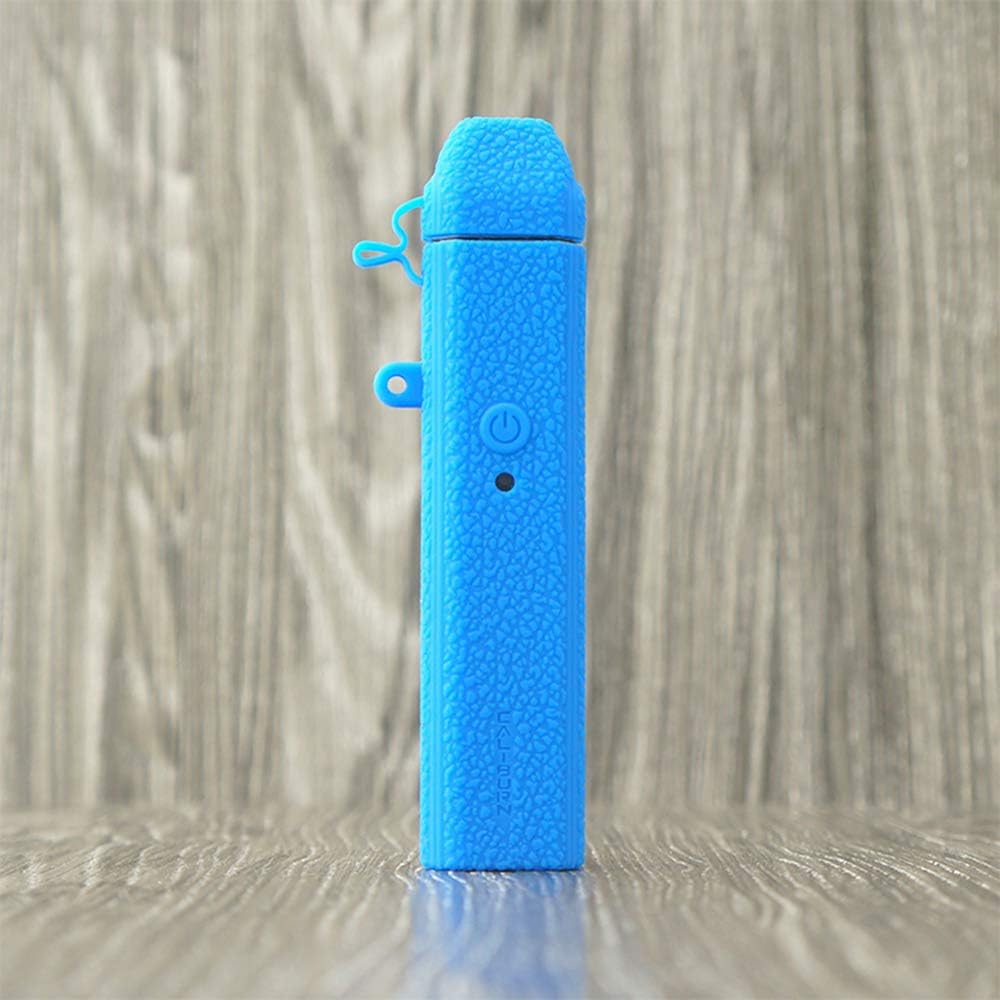 CEOKS for Uwell Caliburn 11w Silicone Case, Anti-Slip Protective Silicone Case Skin Rubber Cover for Uwell Caliburn 11w Vape Box Rubber case wrap Shield (Blue)